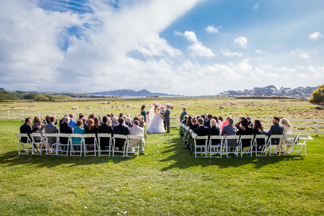 Wedding in Carmel Mission Ranch